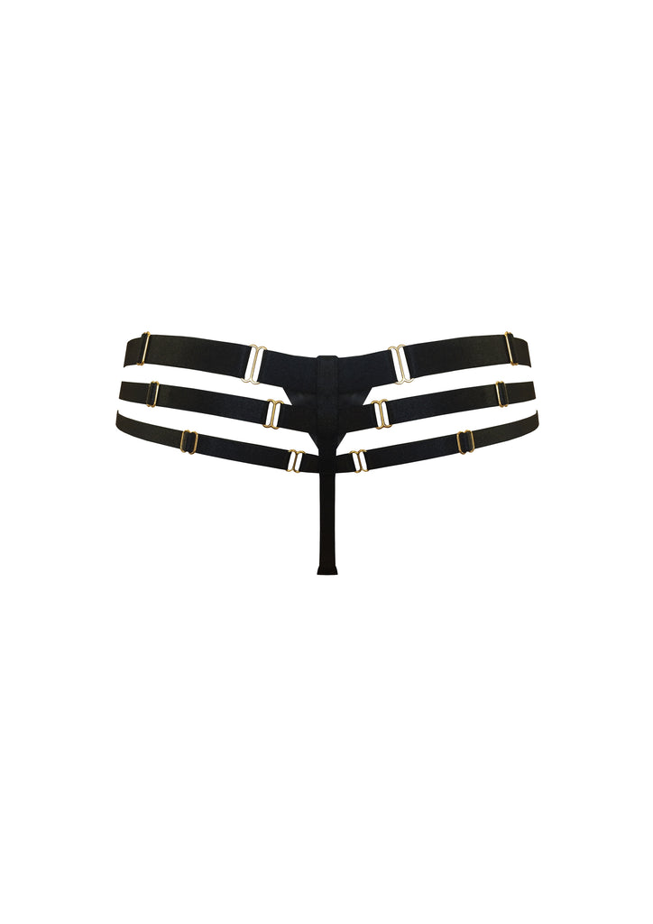 Art Deco Multi-Strap Thong