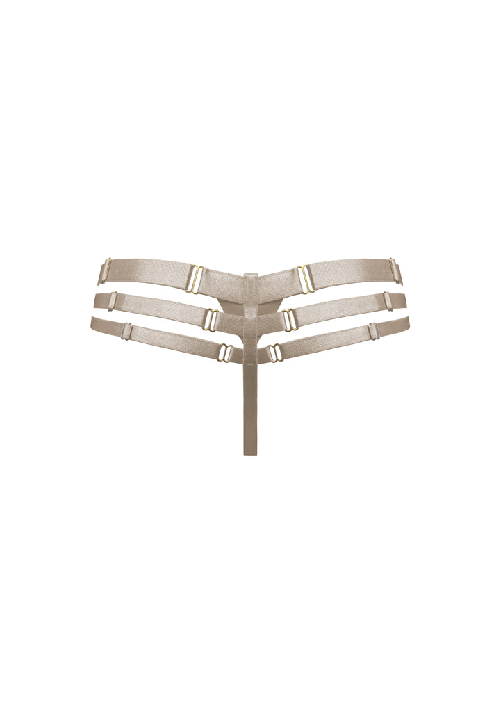 Art Deco Multi-Strap thong