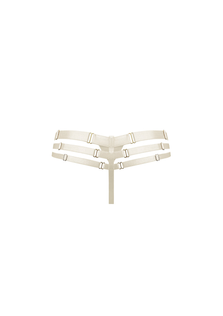 Art Deco Multi-Strap Thong