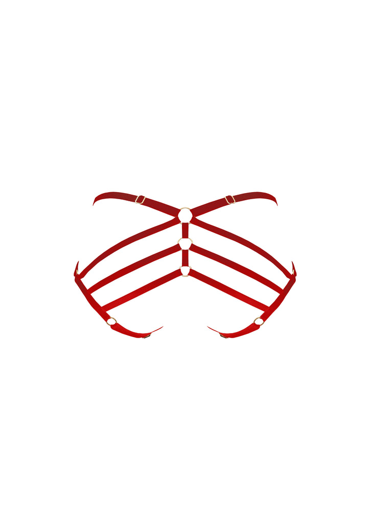 Art Deco Ouvert Strap Brief