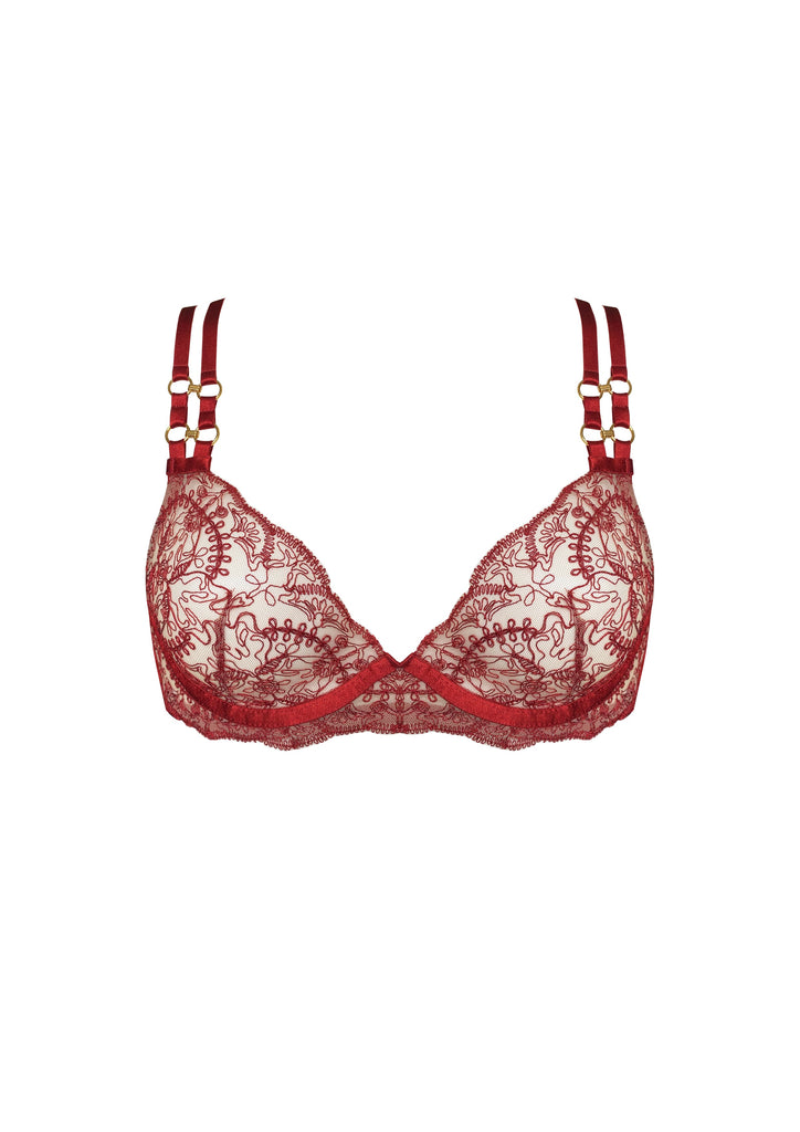Cymatic Plunge Wire Bra