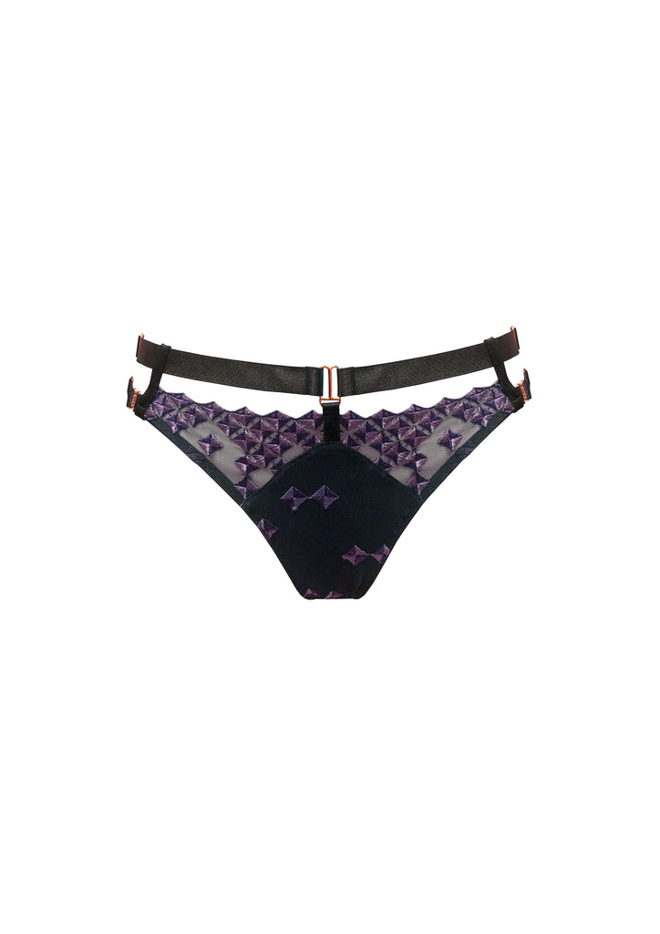 Square Lace Revived Open Back Brief