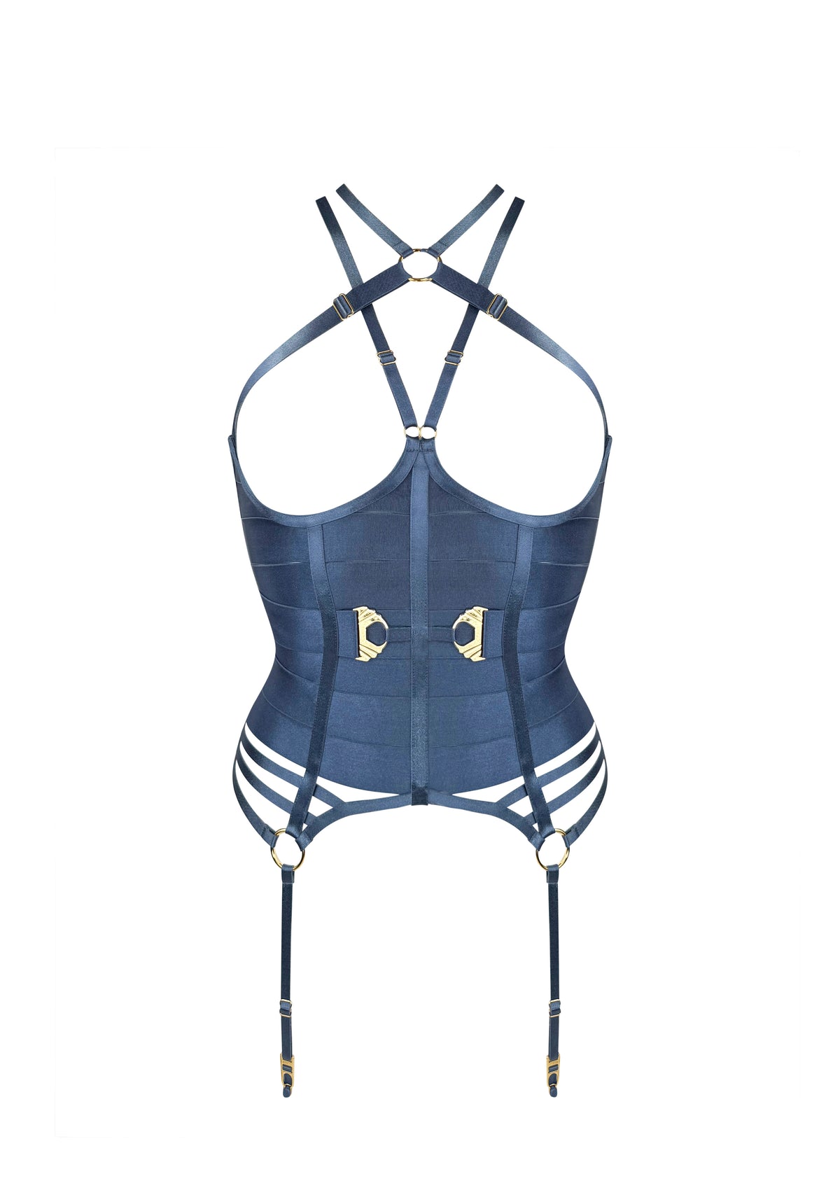 Melusina Denim Blue Basque Bordelle melusina-denim-blue-basque-bordelle