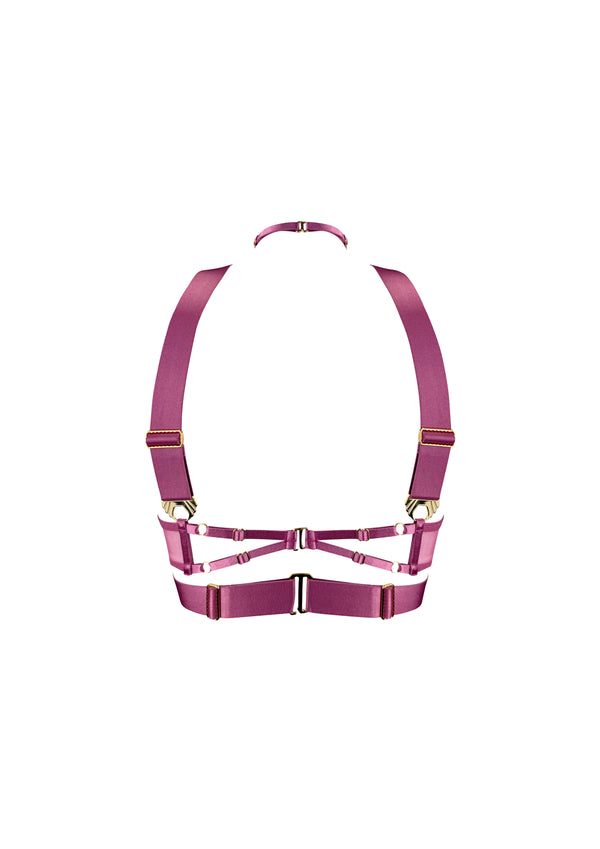 Raspberry Melusina Open Cup Ouvert Wire Bra – Bordelle