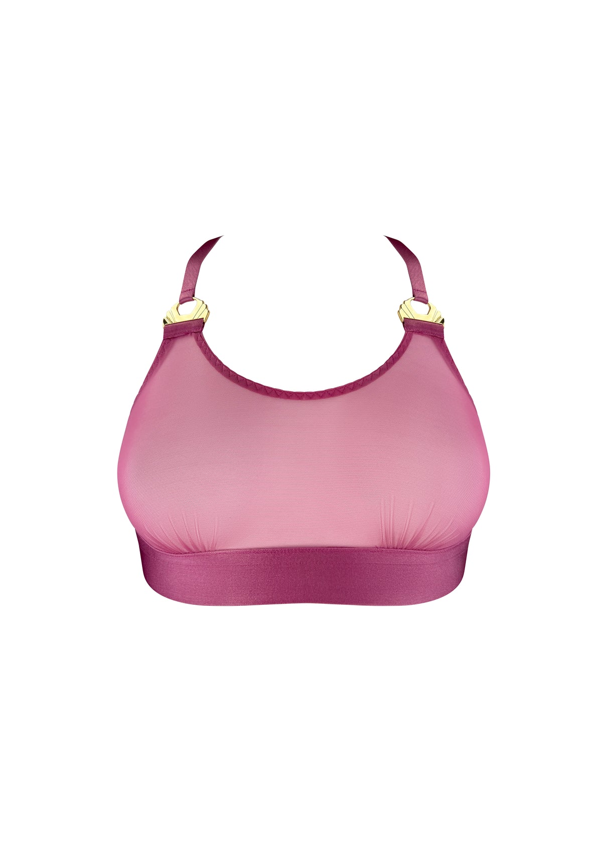 Goddes Raspberry Bra Melusina Raspberry Pink Soft Cup Bra – Bordelle