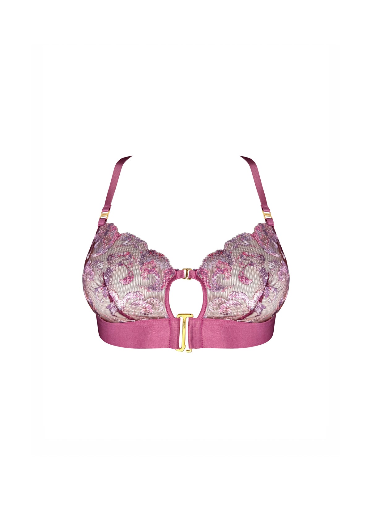Siren Soft Cup Bra Raspberry | Soft Cup Underwire Bra – Bordelle