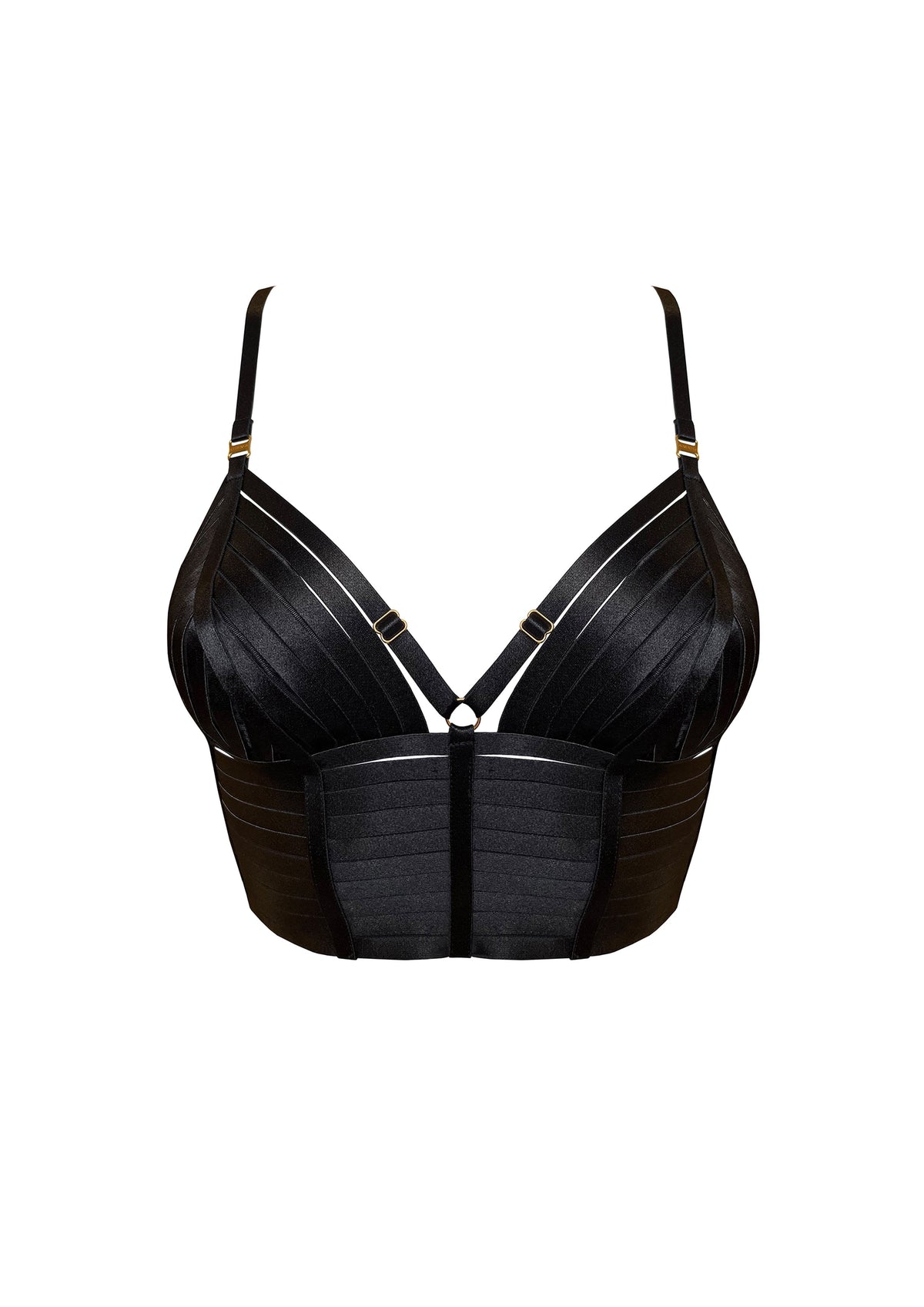 Snatch Black Bra Top